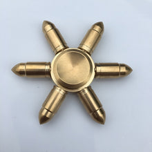 将图片加载到图库查看器，Copper Core Bullet Shape Hand Spinner
