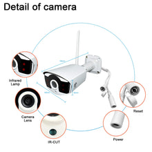 将图片加载到图库查看器，CCTV Wireless System Audio Record 4/8PCS 3.0MP Outdoor P2P Wifi IP Security Camera 8CH
