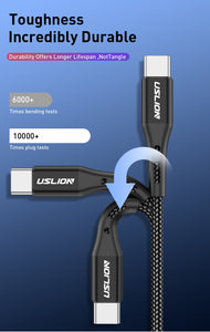 USB Type C Cable Fast Charging Wire for Samsung Galaxy