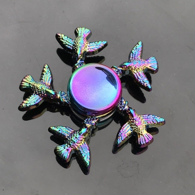 Rainbow Metal Finger Spinner