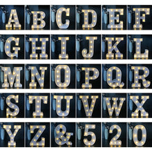 Kép betöltése a galériamegjelenítőbe: Alphabet Letter LED Lights
