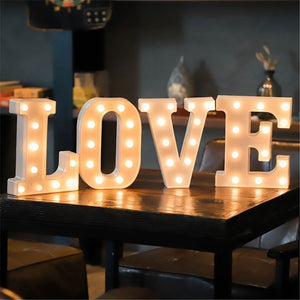 Alphabet Letter LED Lights