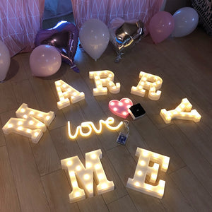 Alphabet Letter LED Lights