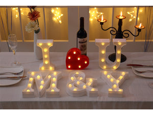 Alphabet Letter LED Lights