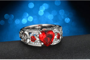 Charm Princess Heart Ring