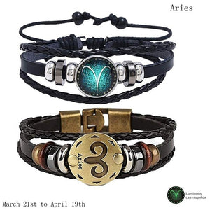 Constellation Bracelets 2pcs/set