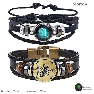 Constellation Bracelets 2pcs/set