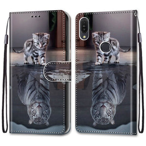 For Huawei Honor 8A 8C 8X 9 Case Leather Wallet