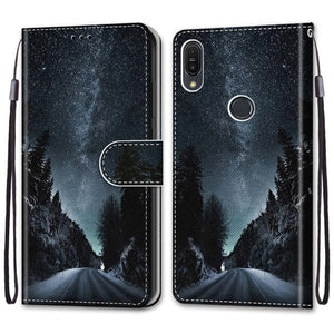 For Huawei Honor 8A 8C 8X 9 Case Leather Wallet