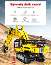 Charger l&#39;image dans la galerie, City Engineering Bulldozer Crane Technic Car Truck Excavator Roller Building Blocks
