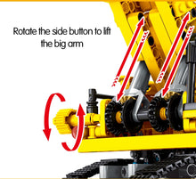 Kép betöltése a galériamegjelenítőbe: City Engineering Bulldozer Crane Technic Car Truck Excavator Roller Building Blocks
