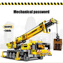 Load image into Gallery viewer, City Engineering Bulldozer Crane Technic Car Truck Excavator Roller Building Blocks
