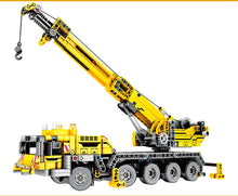 将图片加载到图库查看器，City Engineering Bulldozer Crane Technic Car Truck Excavator Roller Building Blocks
