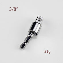 Kép betöltése a galériamegjelenítőbe: Electric Drill Socket Adapter for Impact Driver with Hex Shank to Square Socket Drill Bits Rotatable Extension
