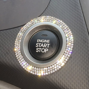 Crystal car "Engine Start Stop" decoration