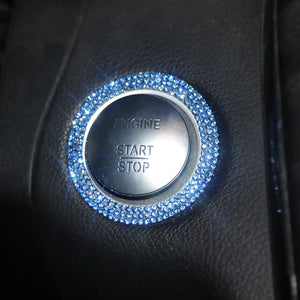 Crystal car "Engine Start Stop" decoration