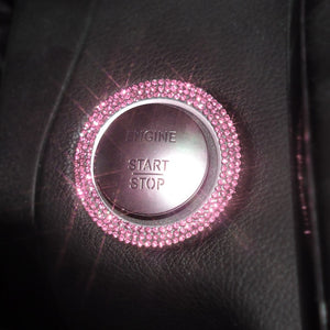 Crystal car "Engine Start Stop" decoration