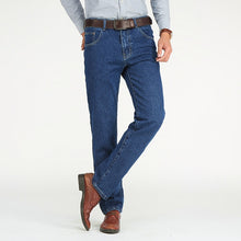 Kép betöltése a galériamegjelenítőbe: Male Skinny Straight Stretch Denim Pants
