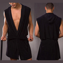 Charger l&#39;image dans la galerie, New Men Sexy Bath Robe Hoodie
