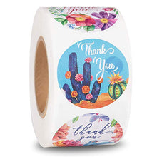 将图片加载到图库查看器，Floral Thank You Sticker for seal label
