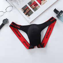 Cargar imagen en el visor de la galería, Sexy Men&#39;s Solid Thong Exotic Briefs
