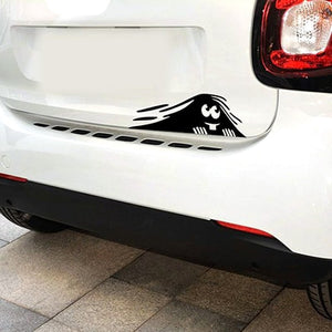 Newest Car Styling Dune Sand Monster Peeping Peering Car Sticker Decal