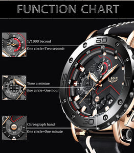 New Fashion Mens Watches Top Brand Luxury