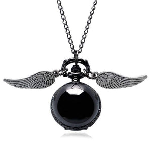 Luxury Smooth Golden Snitch Ball Quartz Pocket Watch