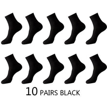 Kép betöltése a galériamegjelenítőbe: High Quality 10 Pairs/lot Men Bamboo Fiber Socks
