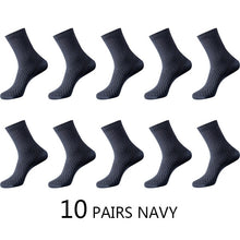 Kép betöltése a galériamegjelenítőbe: High Quality 10 Pairs/lot Men Bamboo Fiber Socks
