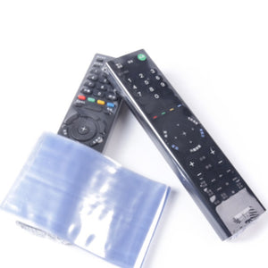 New 10Pcs Clear Shrink Film Bag Remote Controller Case