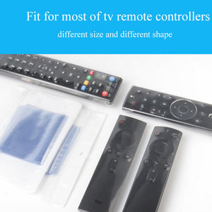 New 10Pcs Clear Shrink Film Bag Remote Controller Case