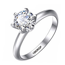 Kép betöltése a galériamegjelenítőbe: Luxury Classic 1 Carat Lab Diamond Ring
