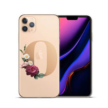 Load image into Gallery viewer, Custom 26 Letters Flower Soft Silicone Phone Case
