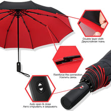 Kép betöltése a galériamegjelenítőbe: Windproof Double Automatic Folding Umbrella
