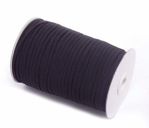 Elastic Bands White and Black 5 Meters