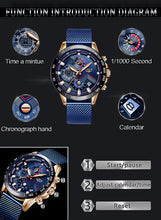 Kép betöltése a galériamegjelenítőbe: Top Brand Luxury Wrist Watch
