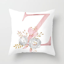 Cargar imagen en el visor de la galería, Decorative Pink Letter Printed Cushion Covers
