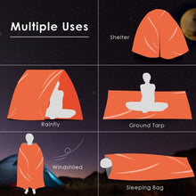 Kép betöltése a galériamegjelenítőbe: Emergency Sleeping Bag Survival Gear
