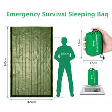 Cargar imagen en el visor de la galería, Emergency Sleeping Bag Survival Gear
