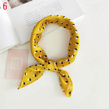 Load image into Gallery viewer, Fashion Polka Dot Leopard Silk Scarf
