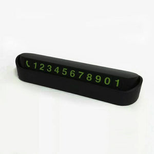 Car Styling Temporary Parking Card Phone Number