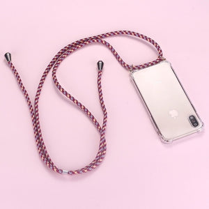 Luxury Lanyard Silicone Phone Case For iPhone