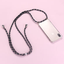 Cargar imagen en el visor de la galería, Luxury Lanyard Silicone Phone Case For iPhone
