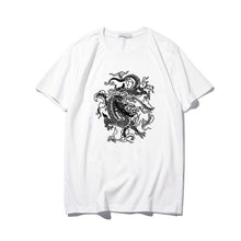 将图片加载到图库查看器，Cute dragon punk Gothic clothes top
