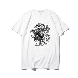 Cute dragon punk Gothic clothes top