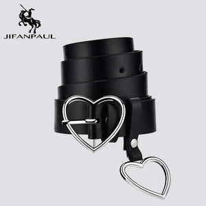 New sweetheart buckle with adjustable ladies luxury fashion belts