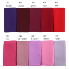 Kép betöltése a galériamegjelenítőbe: Women Plain Bubble Chiffon Hijab Scarf Head Wraps
