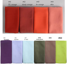 Kép betöltése a galériamegjelenítőbe: Women Plain Bubble Chiffon Hijab Scarf Head Wraps
