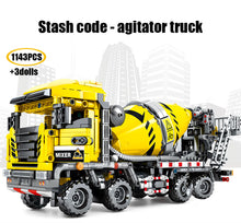 Charger l&#39;image dans la galerie, City Engineering Bulldozer Crane Technic Car Truck Excavator Roller Building Blocks
